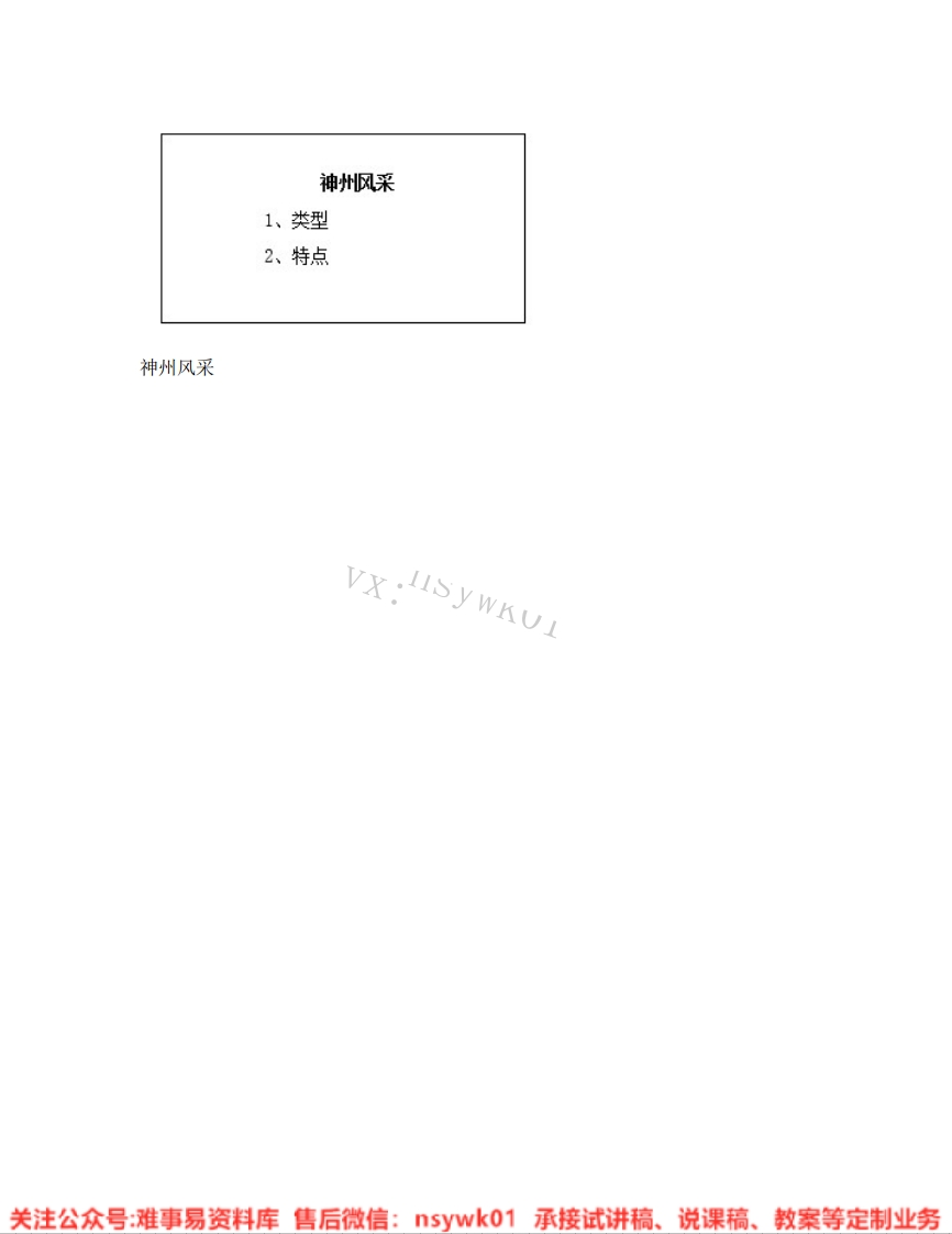 人美版-美术六年级上册《12.第12课神州风采》试讲逐字稿-难事易资料库
