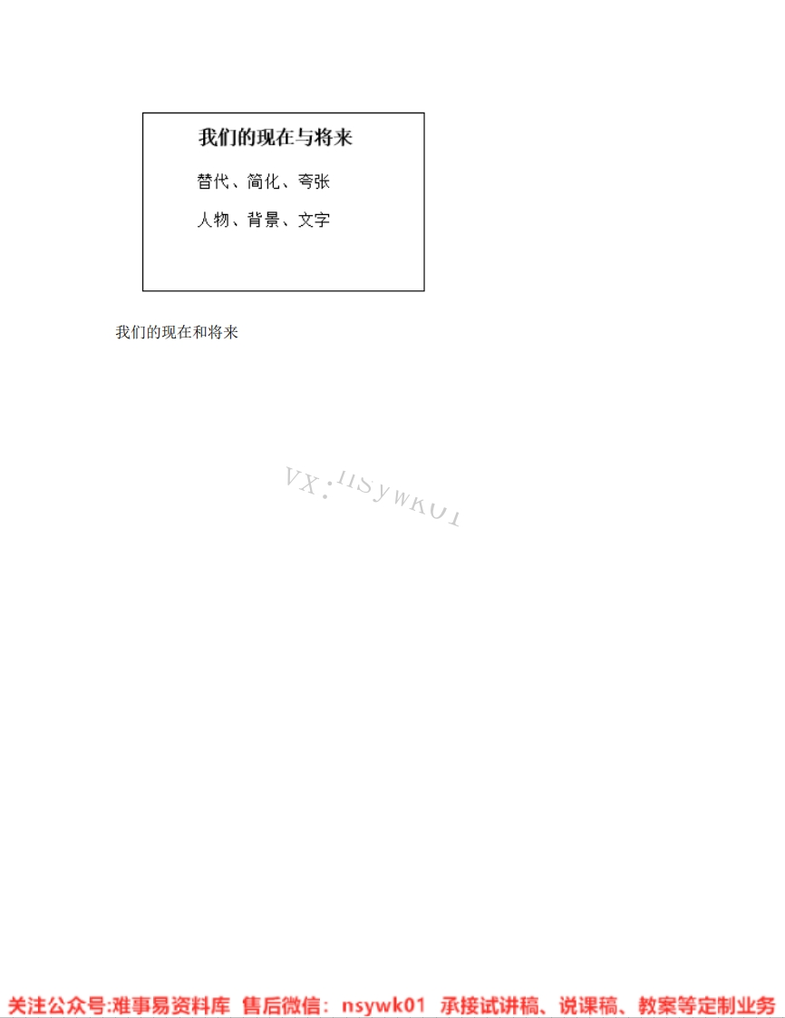 人美版-美术四年级上册《15.第16课我们的现在和将来》试讲逐字稿-难事易资料库