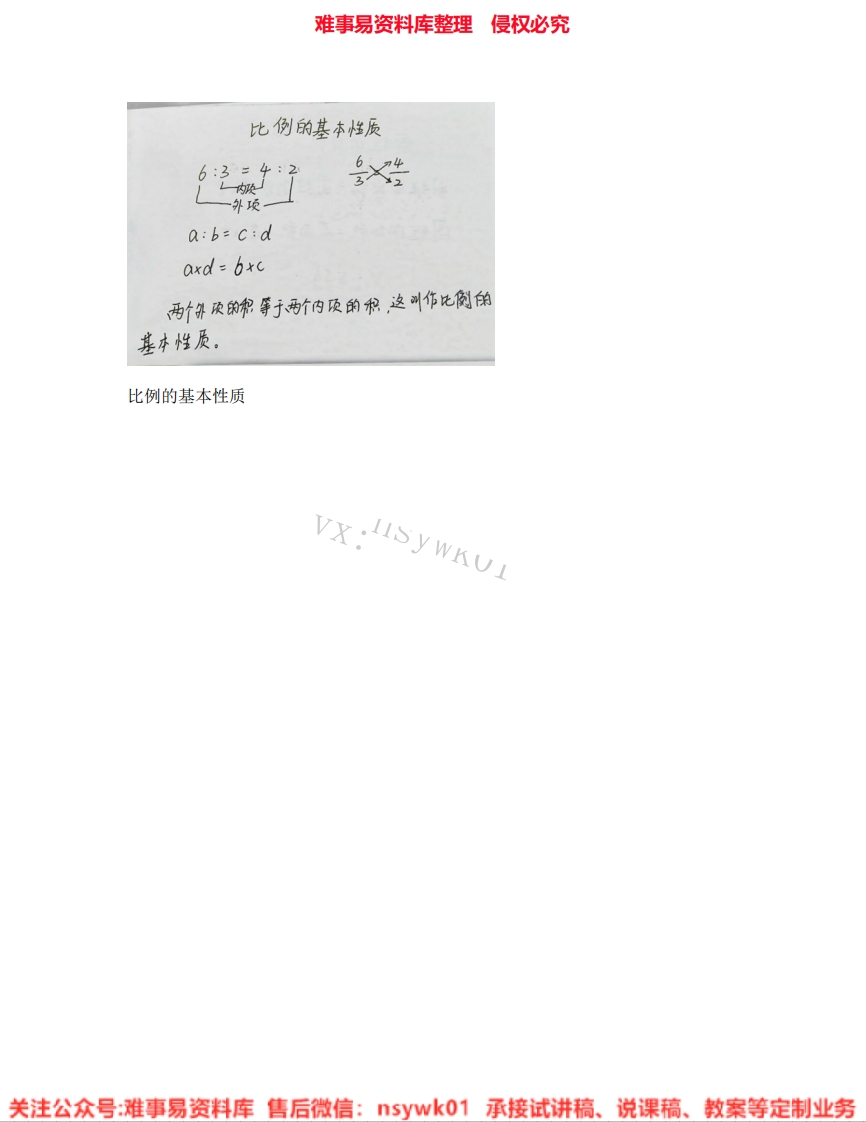 数学六年级下册-苏教版《09.比例》试讲逐字稿-难事易资料库